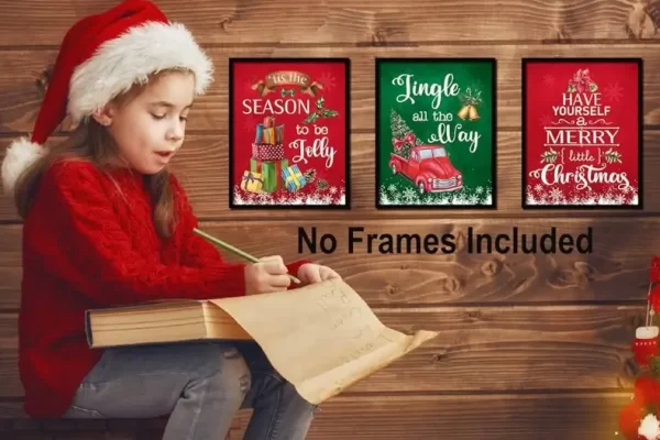 Holiday Cheer Starts with Beautiful Christmas Poster